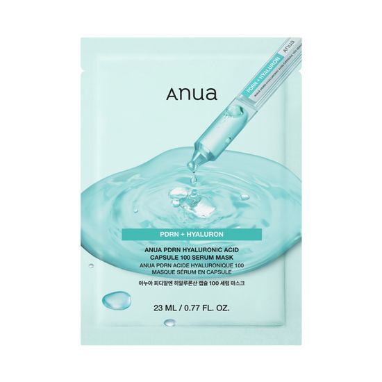 PDRN Hyaluronic Acid Capsule 100 Serum Mask Sheet 5ea Set (+1ea) by Anua at GWENCHANDA Korean Cosmetics Shop - 1