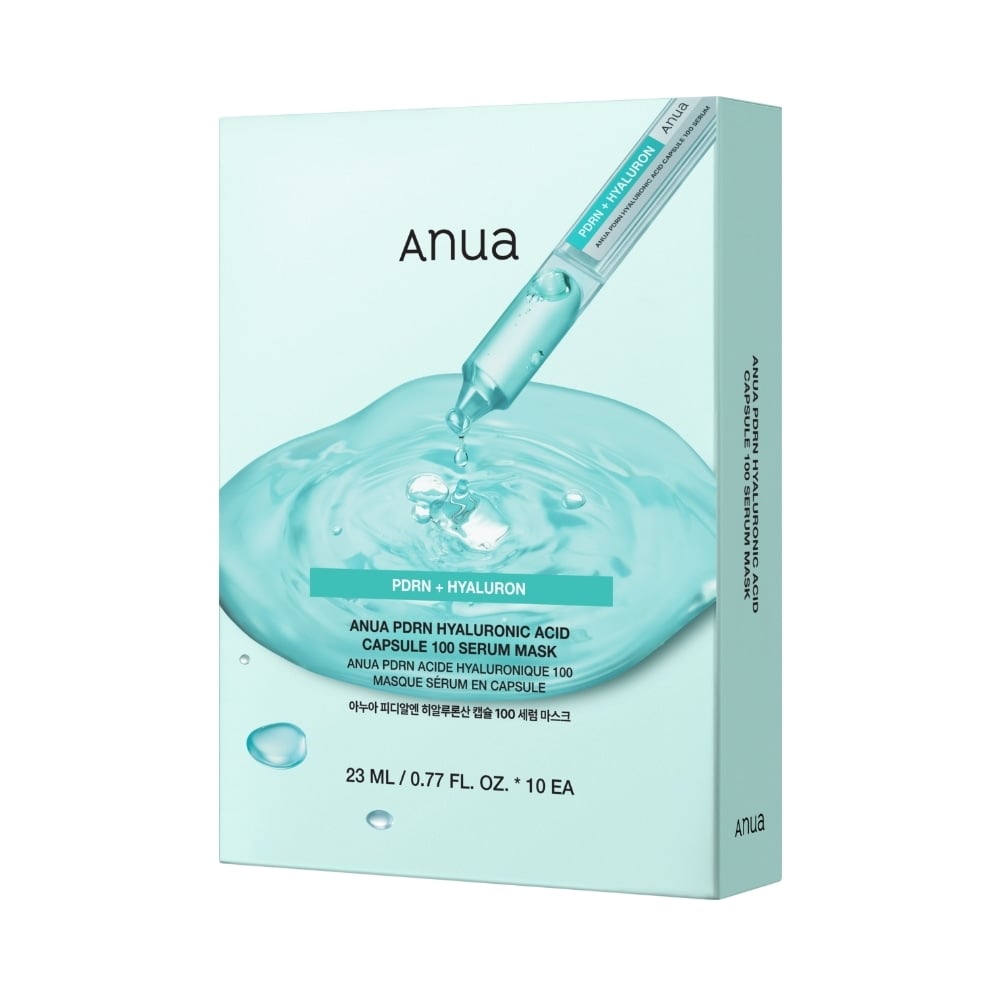 PDRN Hyaluronic Acid Capsule 100 Serum Mask Sheet 10ea by Anua at GWENCHANDA Korean Cosmetics Shop - 2