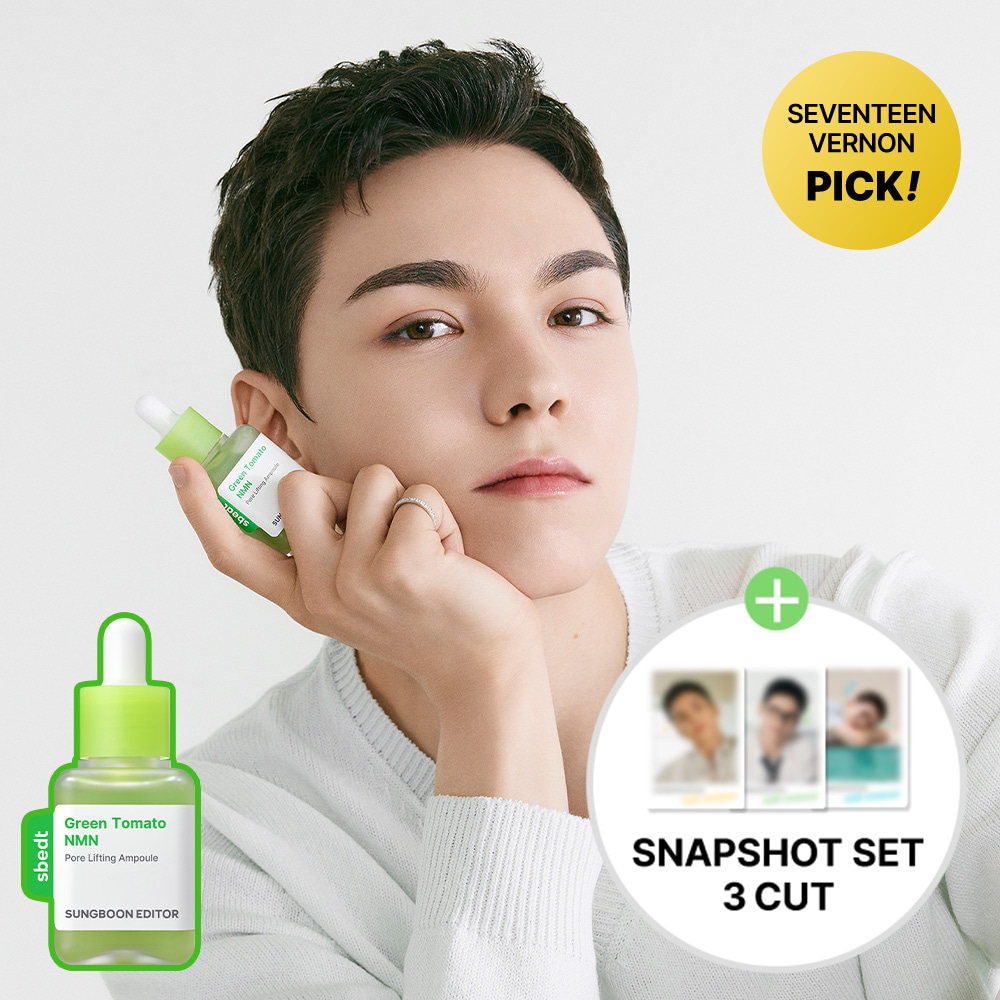 Green Tomato NMN Pore Lifting Ampoule 40ml by SUNGBOON EDITOR at GWENCHANDA Korean Cosmetics Shop - 1