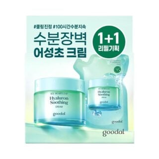 Ice Heartleaf Hyalron Soothing Cream 75ml Refill Set (+Soothing Cream 75ml)