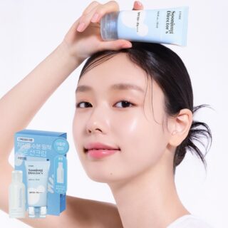 Soonjung Director’s Moisture Sun Cream 50ml Set (+pH 5.6 Cleansing Milk 65ml)