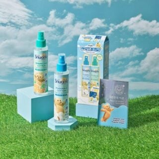 Double Soft Fabric Refresher 150ml 2P Set (Huggable Cotton+Sparkling Citrus+Passport Case)