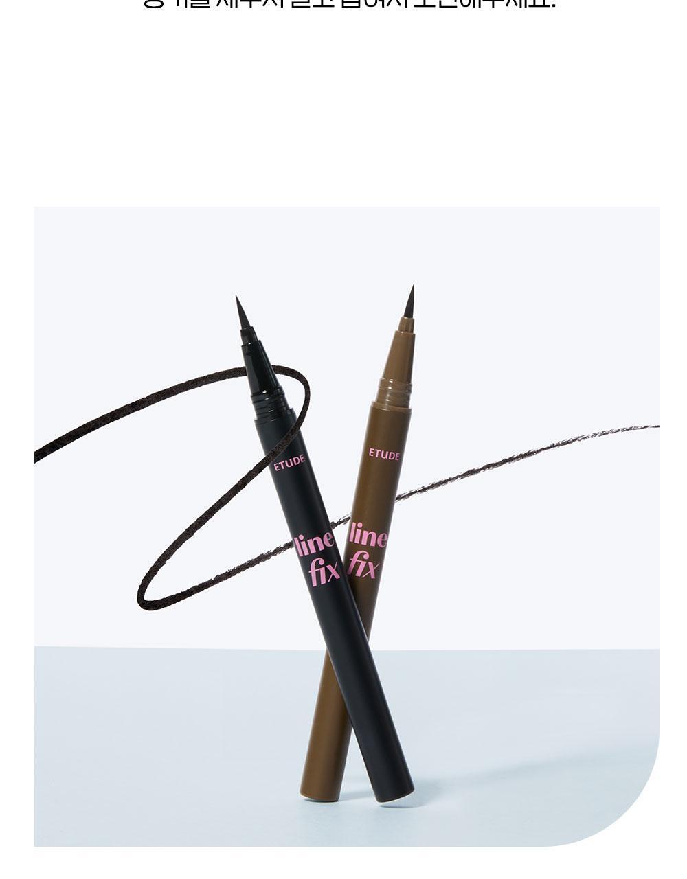 Line Fix Brush Liner by ETUDE at GWENCHANDA Korean Cosmetics Shop - 4