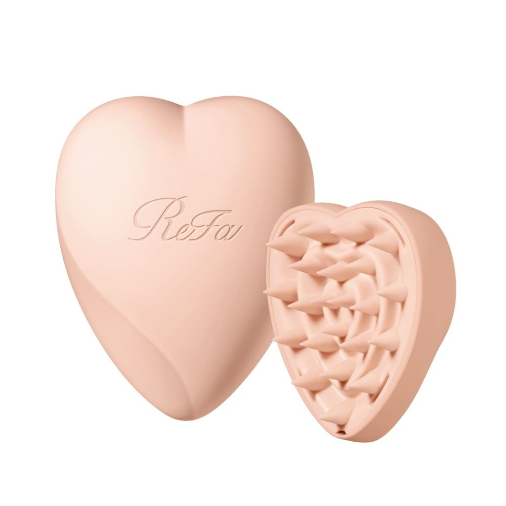 Heart Brush For Scalp Matte Peach by ReFa at GWENCHANDA Korean Cosmetics Shop - 2