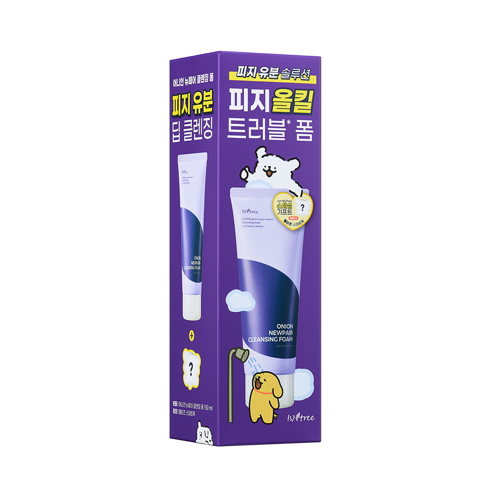 Onion Newpair Cleansing Foam 150ml (+Phone Grip) by Isntree at GWENCHANDA Korean Cosmetics Shop - 3
