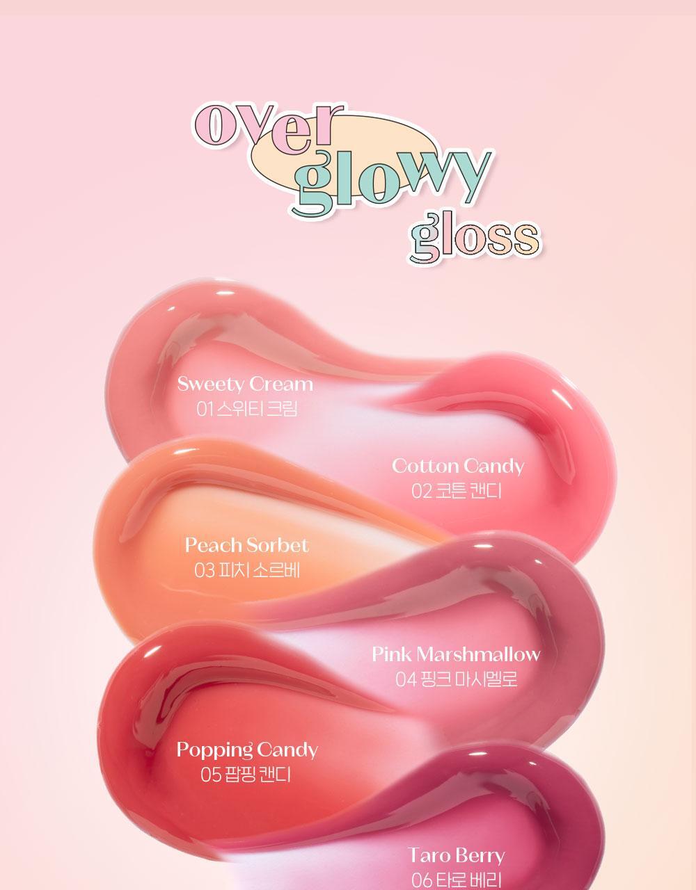 Over Glowy Gloss 3g by ETUDE at GWENCHANDA Korean Cosmetics Shop - 1