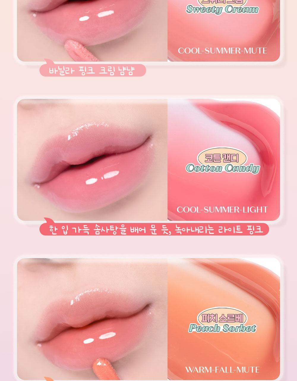Over Glowy Gloss 3g by ETUDE at GWENCHANDA Korean Cosmetics Shop - 3