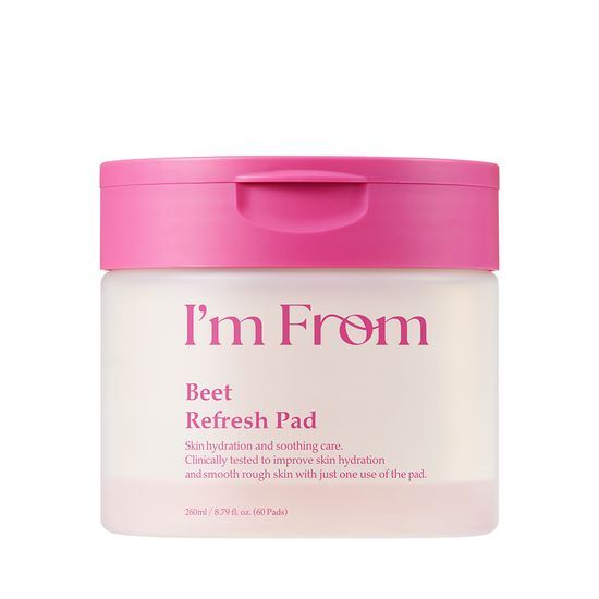 Beet Refresh Pad 60P by I'm from at GWENCHANDA Korean Cosmetics Shop - 2