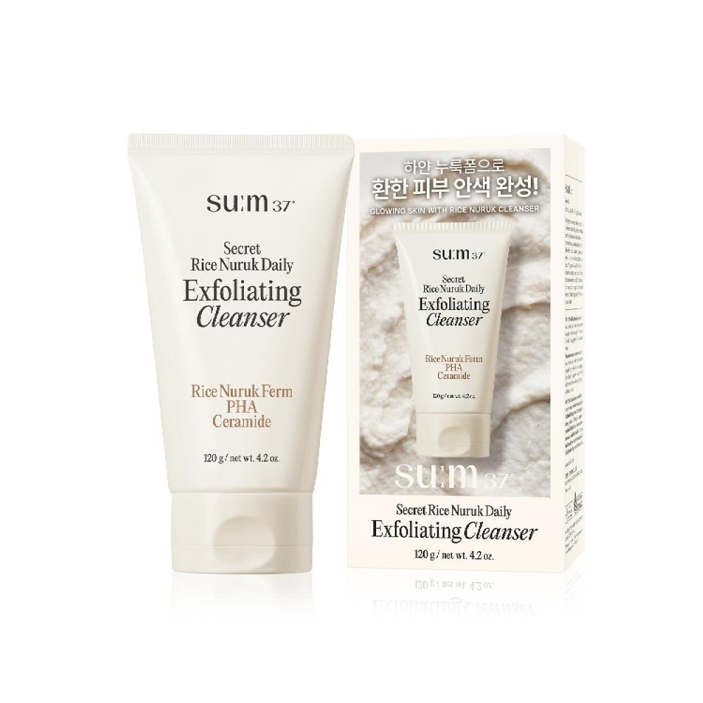 Secret Rice Nuruk Daily Exfoliating Cleanser 120ml by SUM37 at GWENCHANDA Korean Cosmetics Shop - 5