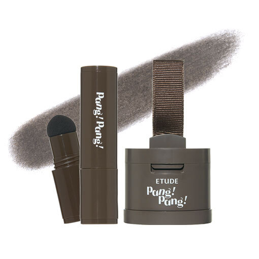 Pang Pang Hair Shadow 01 Dark Brown Set (+Mini Stick) by ETUDE at GWENCHANDA Korean Cosmetics Shop - 2