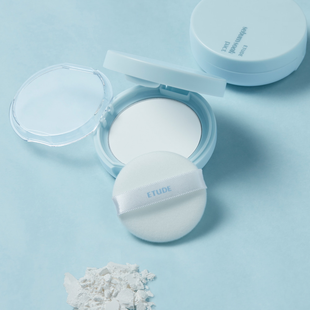Sebum Soak Pact 9.5g by ETUDE at GWENCHANDA Korean Cosmetics Shop - 2