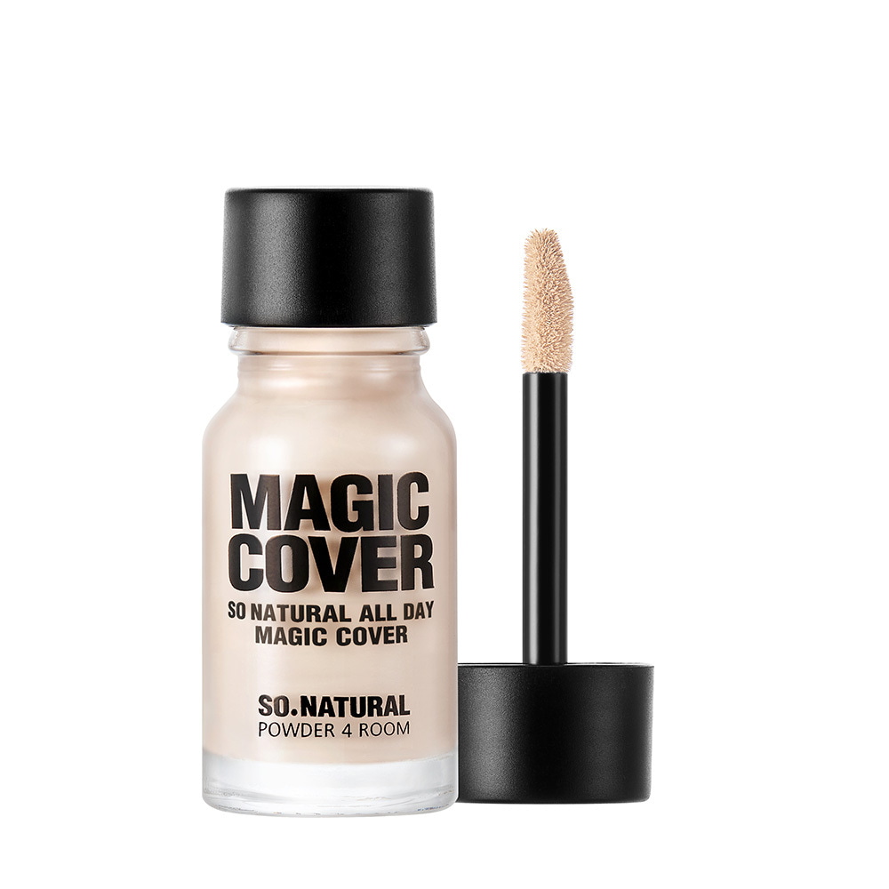 Powder 4 Room All Day Magic Cover 10ml by so natural at GWENCHANDA Korean Cosmetics Shop - 6