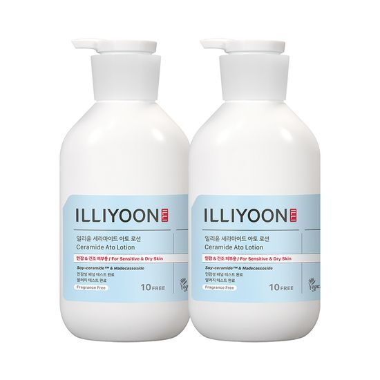 Ceramide Ato Lotion Double Pack (600ml+600ml) by ILLIYOON at GWENCHANDA Korean Cosmetics Shop - 2
