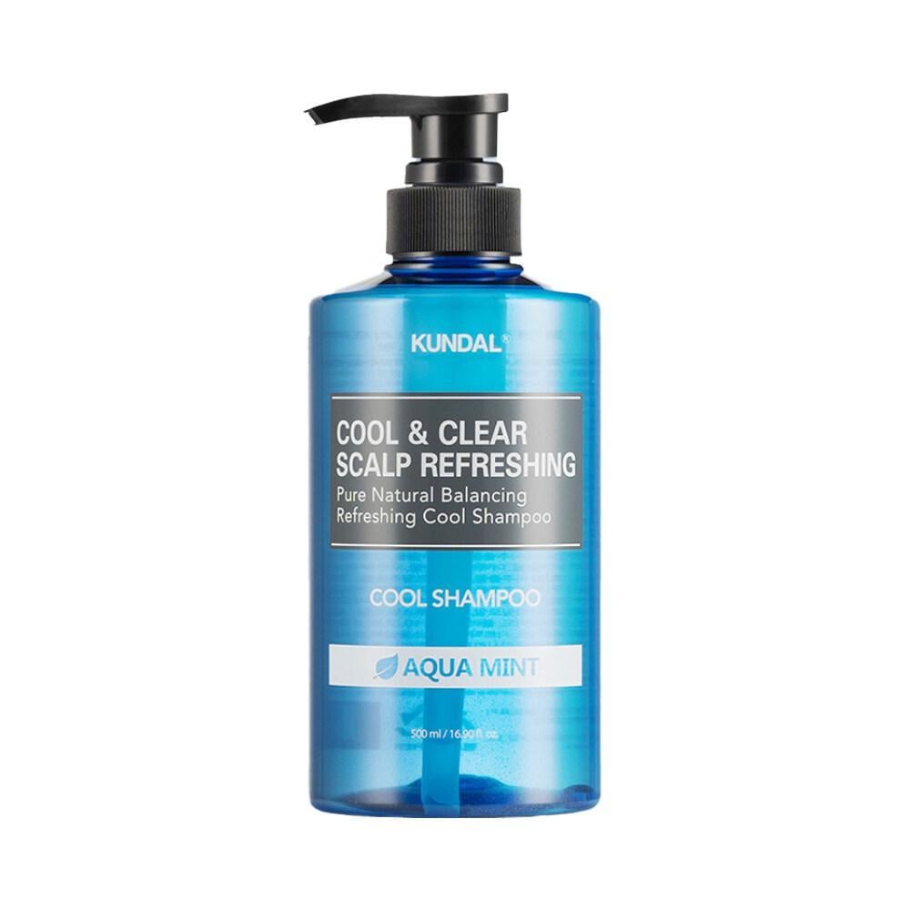 Cool & Clear Scalp Refreshing Cool Shampoo 500ml #Aqua Mint by KUNDAL at GWENCHANDA Korean Cosmetics Shop - 2