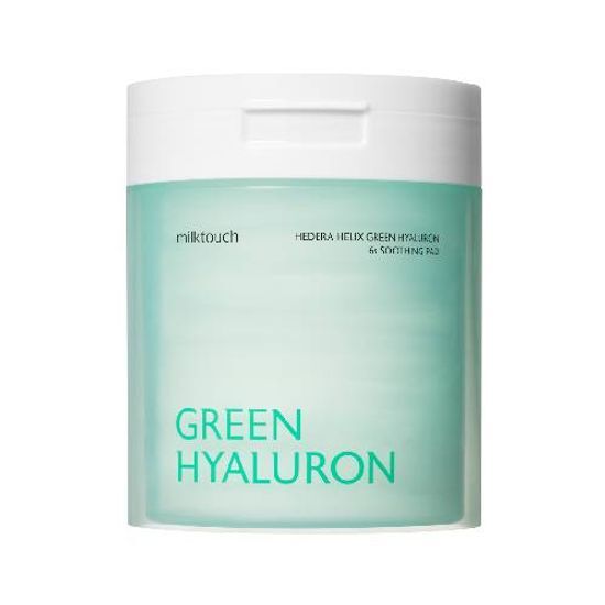 Hedera Helix Green Hyaluron 6s Soothing Pad 60P by MilkTouch at GWENCHANDA Korean Cosmetics Shop - 4