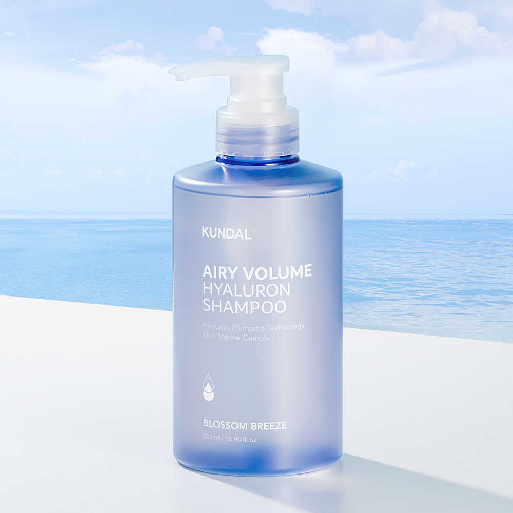 Hyaluronic Airy Volume Shampoo Blossom Breeze 500ml by KUNDAL at GWENCHANDA Korean Cosmetics Shop - 2