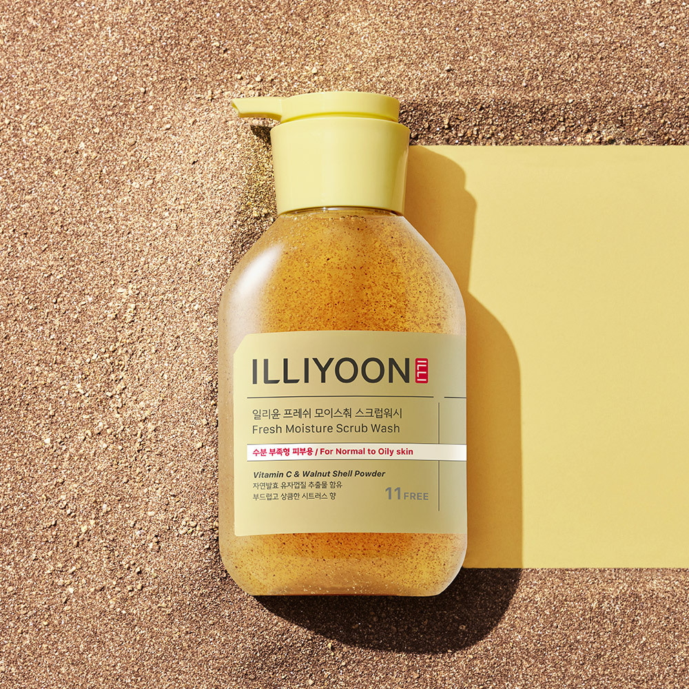 Fresh Moisture Scrub Wash 625ml by ILLIYOON at GWENCHANDA Korean Cosmetics Shop - 3