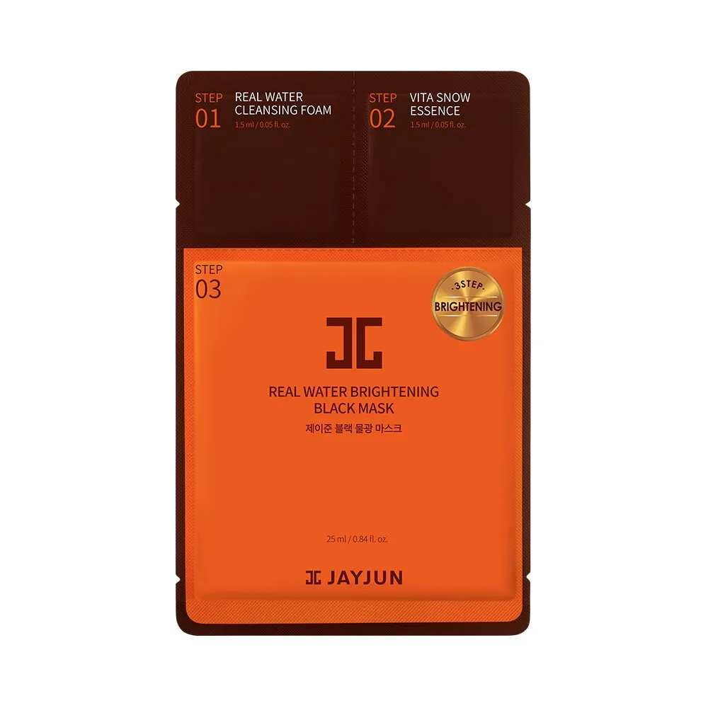 Real Water Brightening Black Mask Sheet 1P by JAYJUN at GWENCHANDA Korean Cosmetics Shop - 3